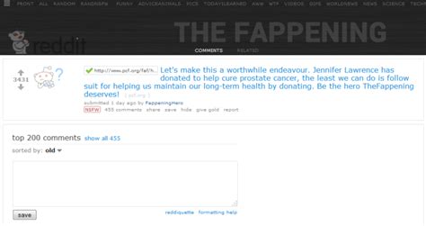 the fappening|r/MuseumOfReddit on Reddit: The Fappening